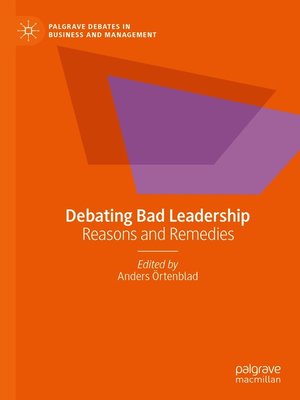 cover image of Debating Bad Leadership